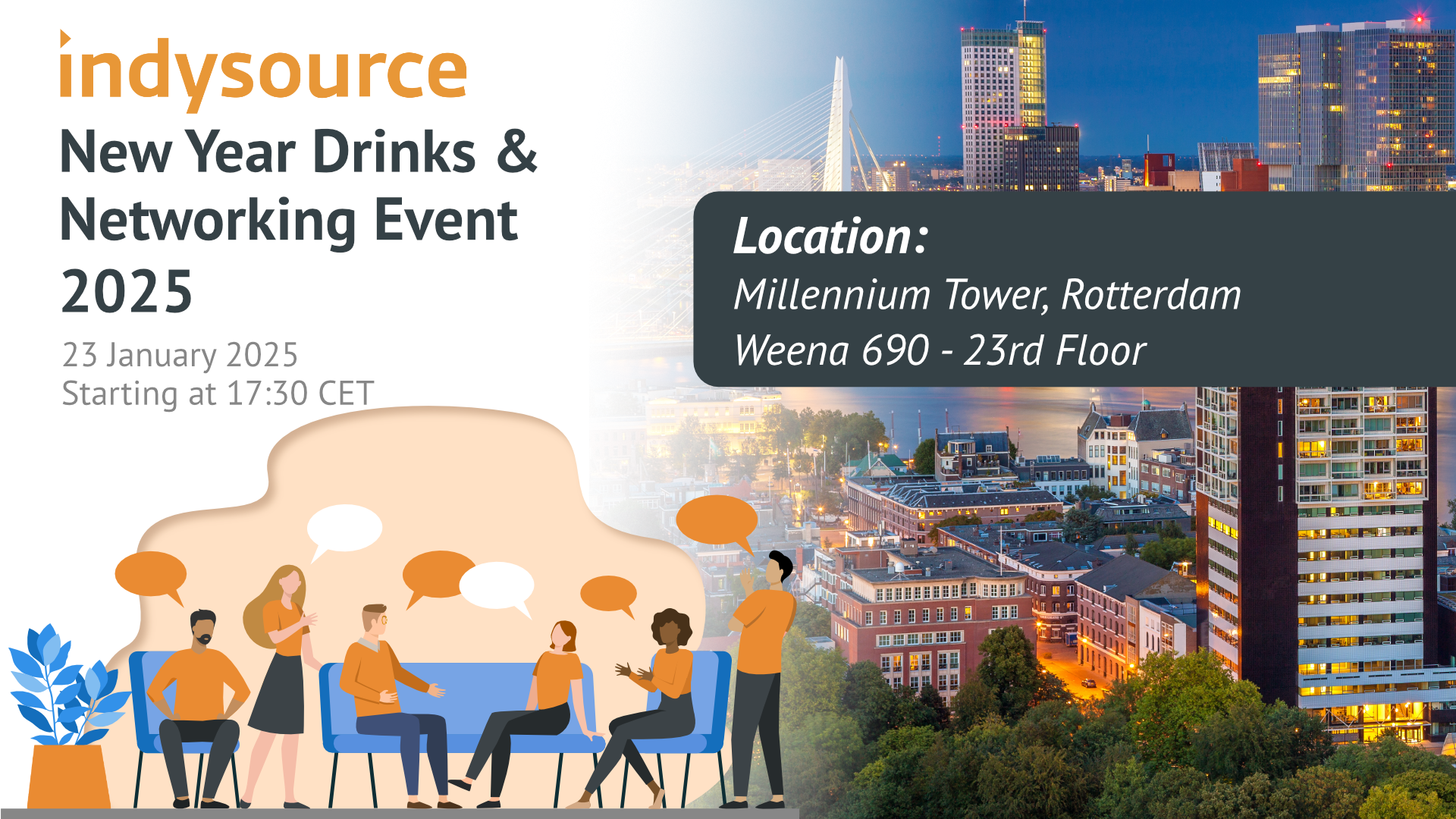indysource New Year Drinks & Networking Event 2025